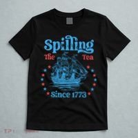 Spilling The Tea Since 1773 American History T-Shirt thumb 5