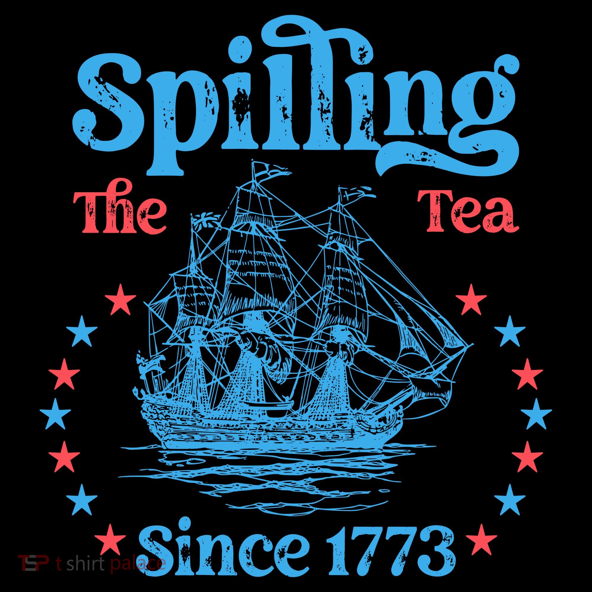 Spilling The Tea Since 1773 American History Bucket Hat