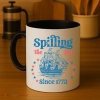 Spilling The Tea Since 1773 American History Coffee Mug thumb 4