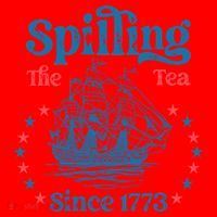 Spilling The Tea Since 1773 American History Santa Hat thumb 1