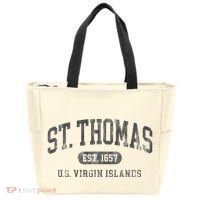 St Thomas Usvi Throwback Text Vacation Souvenir Tote Bag thumb 0