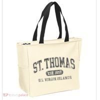St Thomas Usvi Throwback Text Vacation Souvenir Tote Bag thumb 2