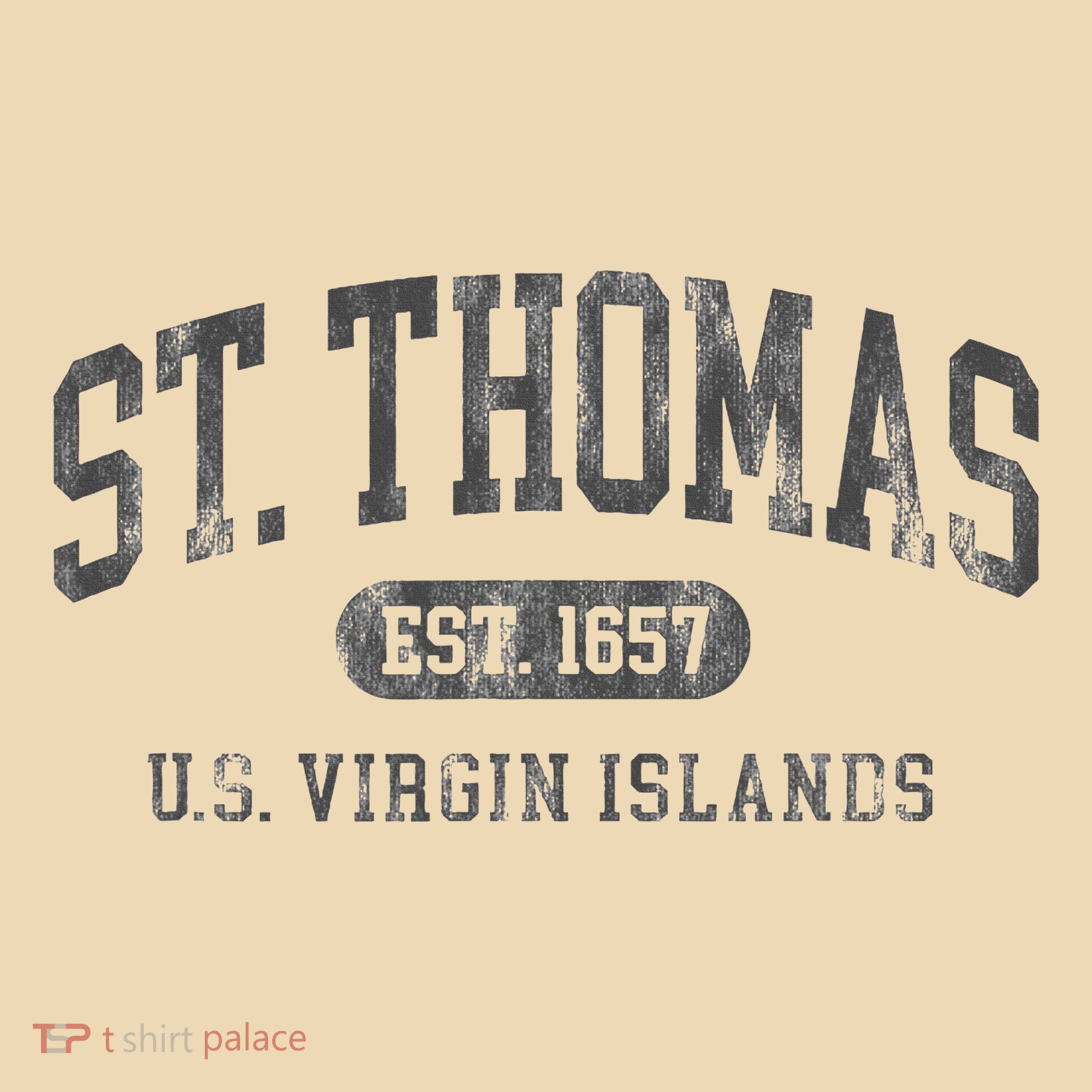 St Thomas Usvi Throwback Text Vacation Souvenir Tote Bag