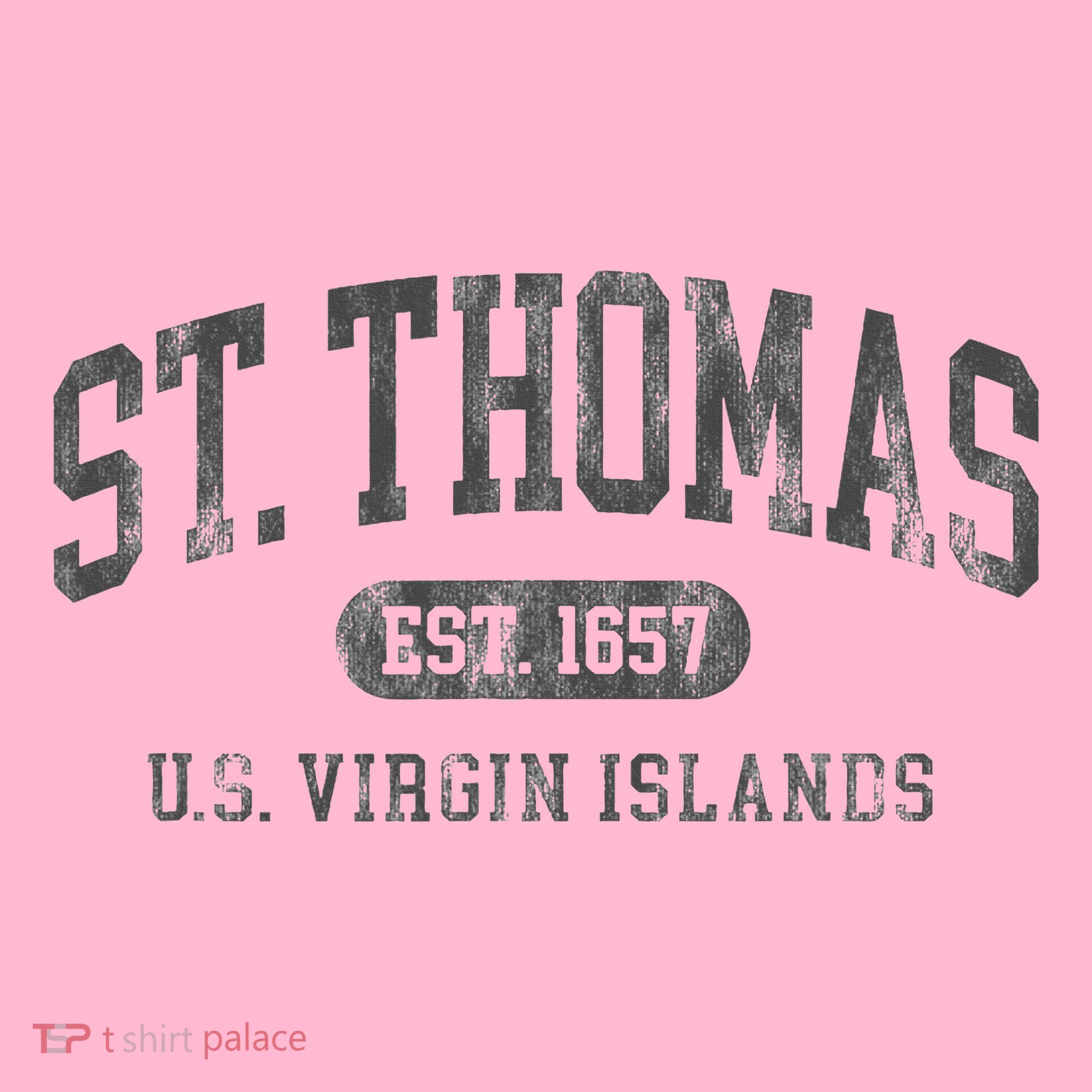 St Thomas Usvi Throwback Text Vacation Souvenir Coaster