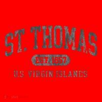 St Thomas Usvi Throwback Text Vacation Souvenir Santa Hat thumb 1