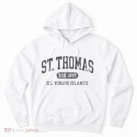 St Thomas Usvi Throwback Text Vacation Souvenir Hoodie thumb 0