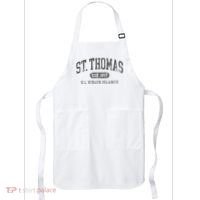 St Thomas Usvi Throwback Text Vacation Souvenir Apron thumb 0