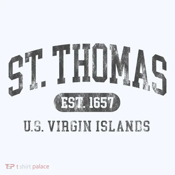 St Thomas Usvi Throwback Text Vacation Souvenir Beanie