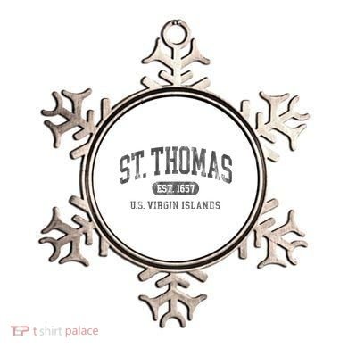 St Thomas Usvi Throwback Text Vacation Souvenir Ornament