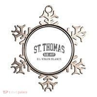St Thomas Usvi Throwback Text Vacation Souvenir Ornament thumb 0