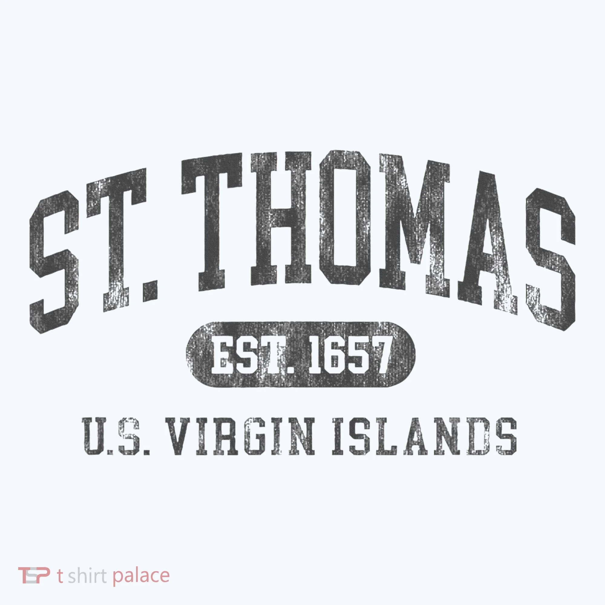 St Thomas Usvi Throwback Text Vacation Souvenir Kids T-Shirt