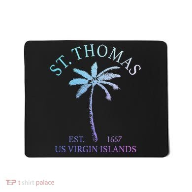 St. Thomas Us Virgin Islands Usvi Vintage Mousepad