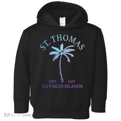 St. Thomas Us Virgin Islands Usvi Vintage Toddler Hoodie