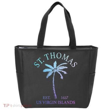 St. Thomas Us Virgin Islands Usvi Vintage Tote Bag