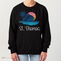 St Thomas Usvi Islands Holiday Cruise Cruising Cool Gift Women's Sweatshirt thumb 0