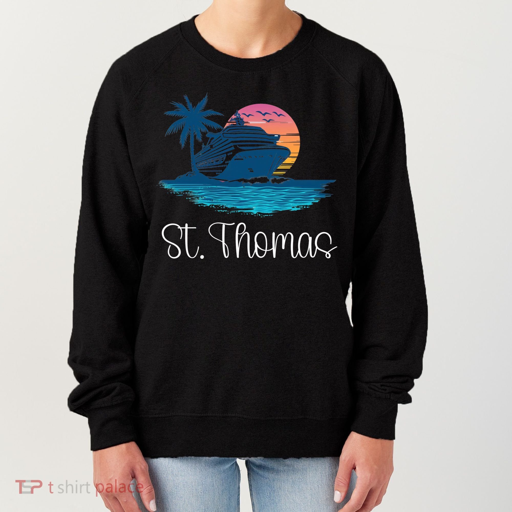 St Thomas Usvi Islands Holiday Cruise Cruising Cool Gift Women's Sweatshirt