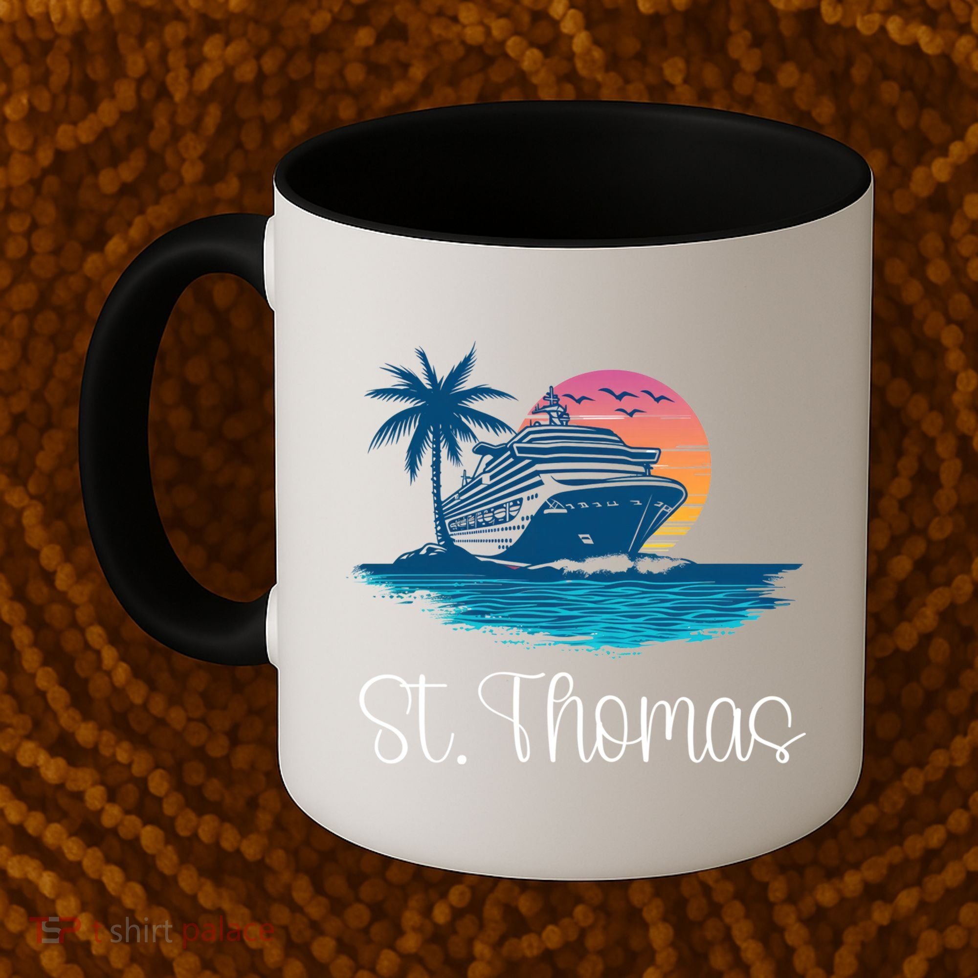 St Thomas Usvi Islands Holiday Cruise Cruising Cool Gift Coffee Mug