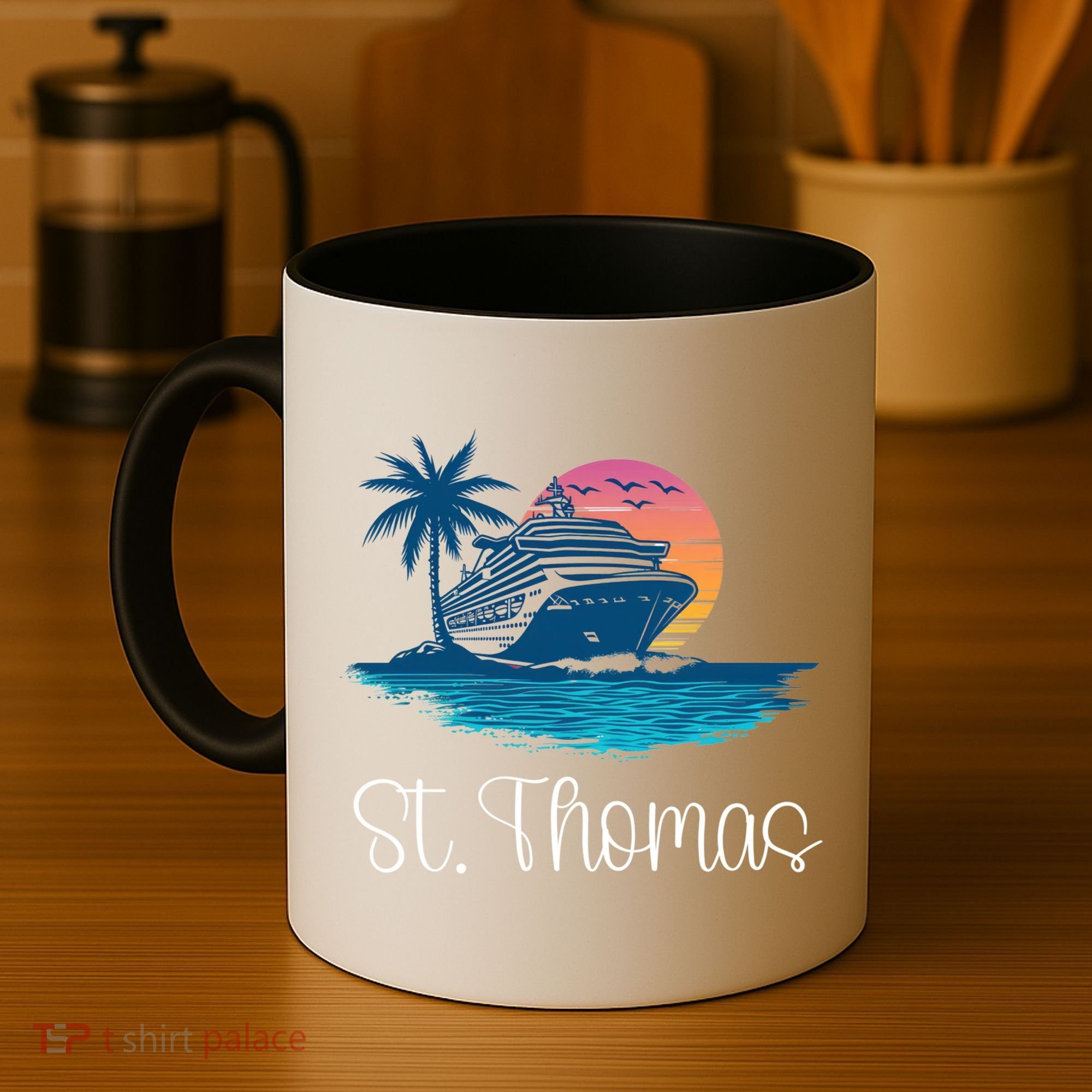 St Thomas Usvi Islands Holiday Cruise Cruising Cool Gift Coffee Mug