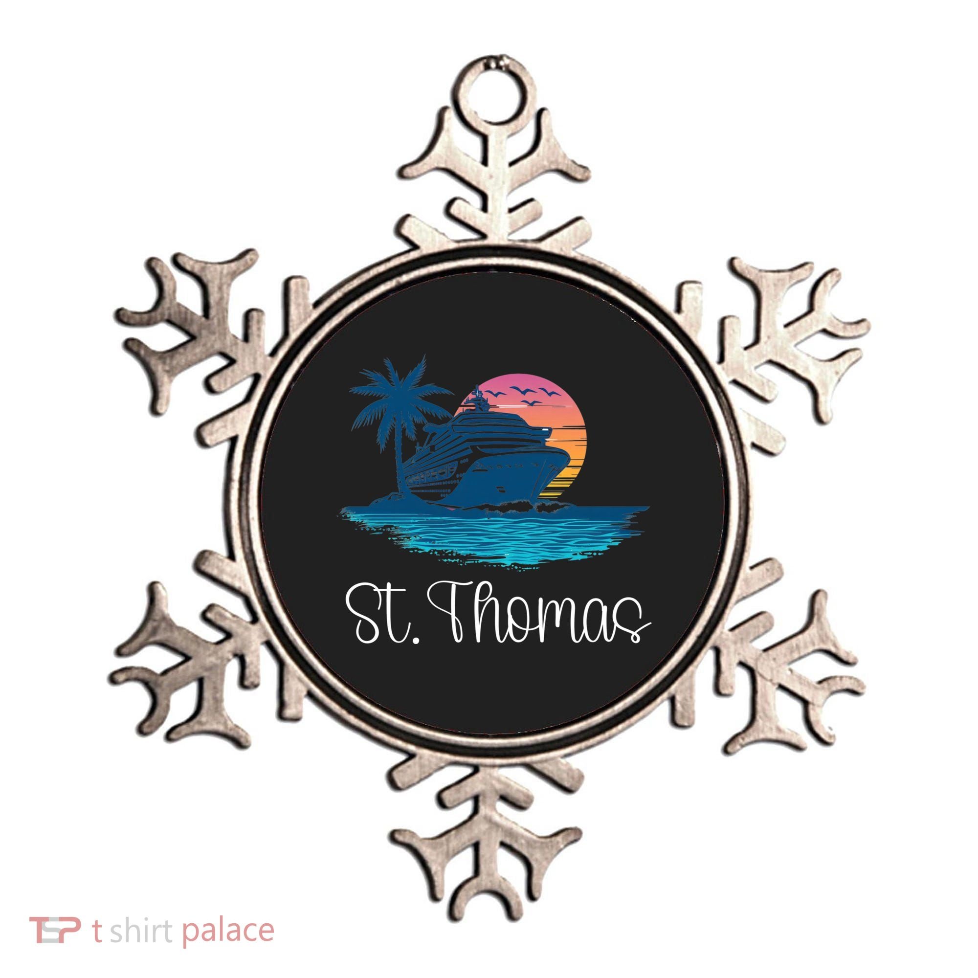 St Thomas Usvi Islands Holiday Cruise Cruising Cool Gift Ornament