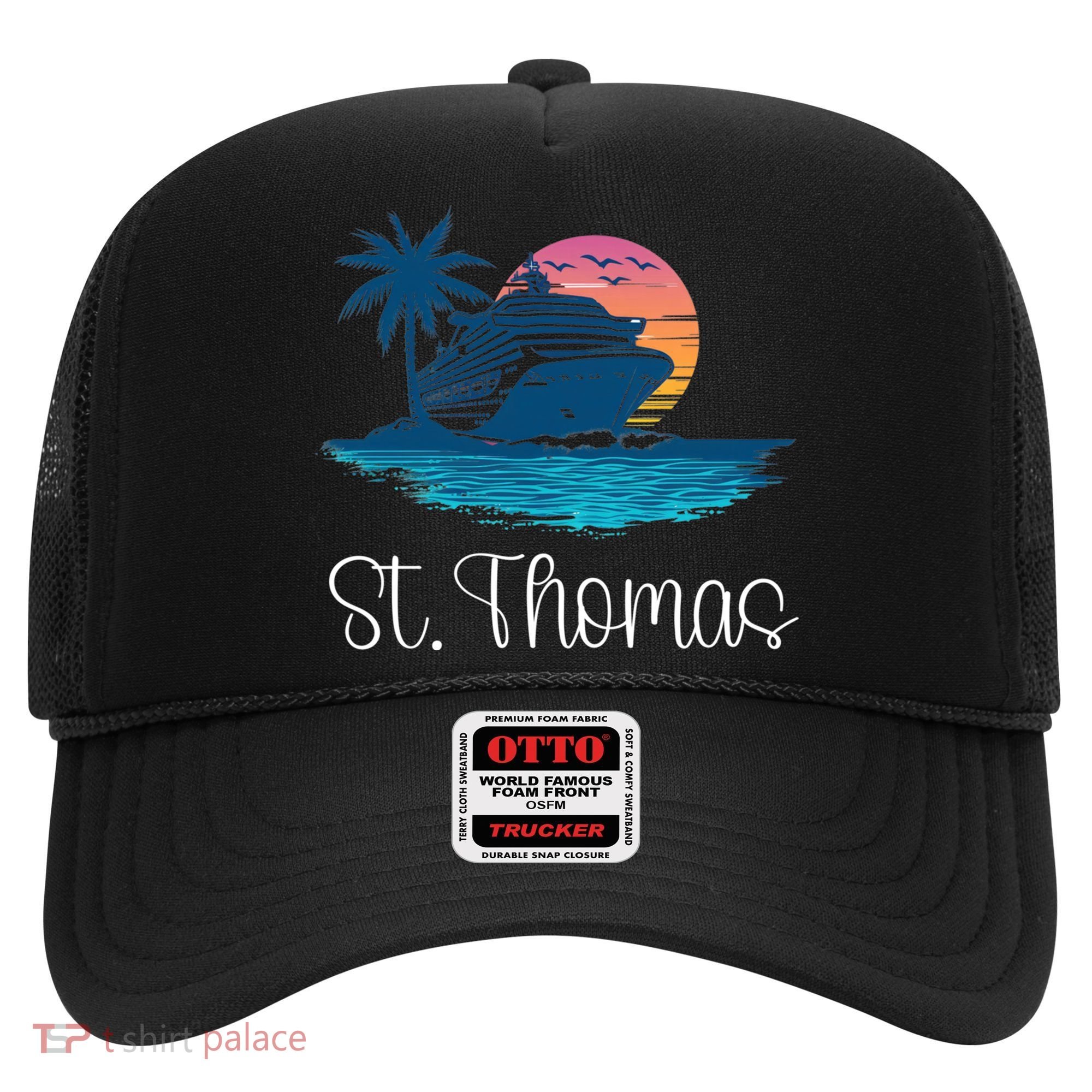 St Thomas Usvi Islands Holiday Cruise Cruising Cool Gift Hat