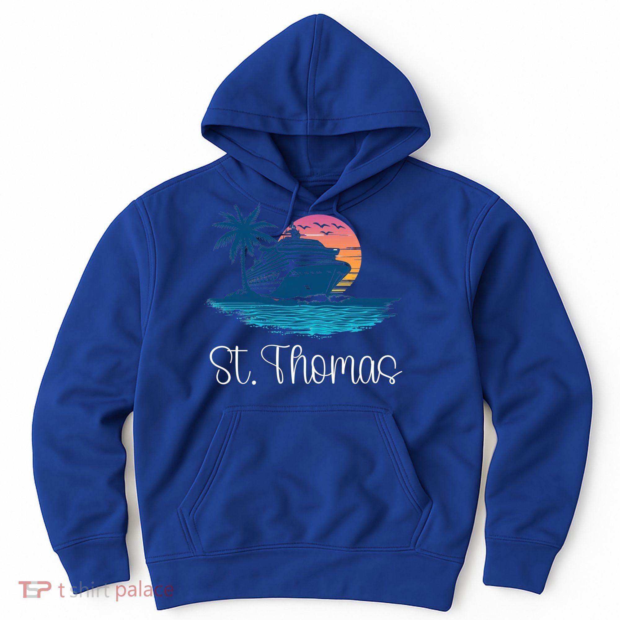 St Thomas Usvi Islands Holiday Cruise Cruising Cool Gift Hoodie