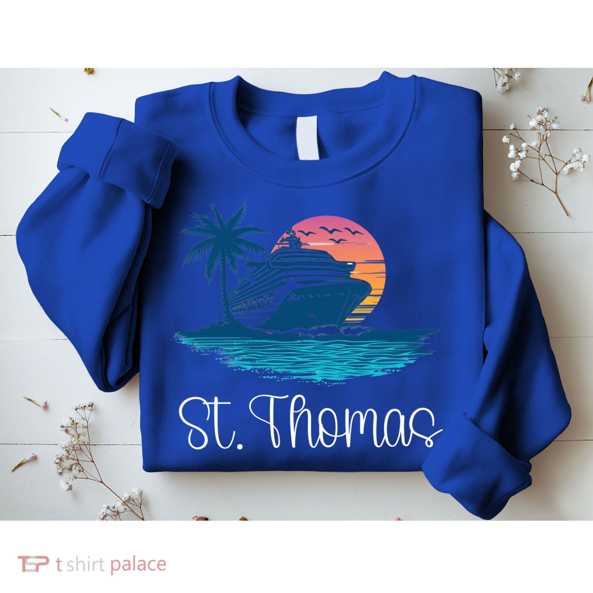 St Thomas Usvi Islands Holiday Cruise Cruising Cool Gift Sweatshirt