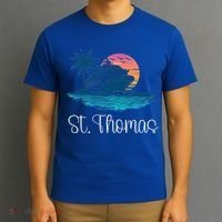 St Thomas Usvi Islands Holiday Cruise Cruising Cool Gift T-Shirt thumb 3