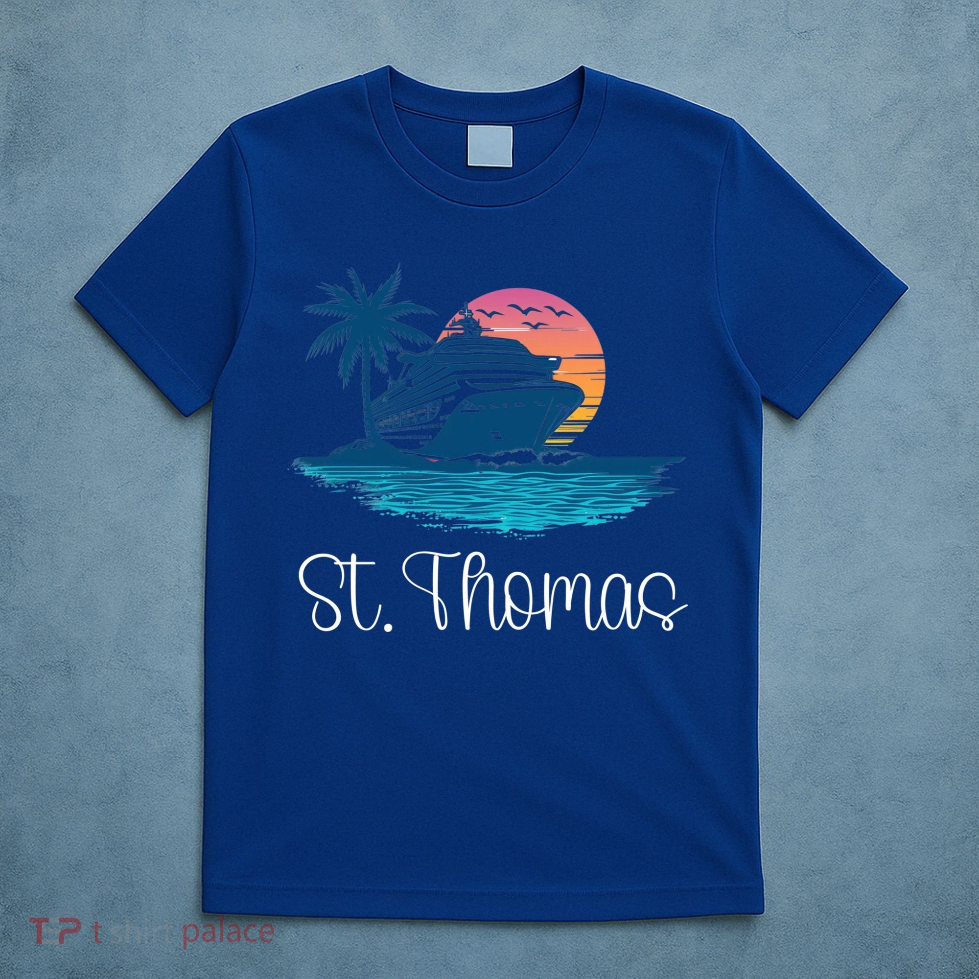 St Thomas Usvi Islands Holiday Cruise Cruising Cool Gift T-Shirt