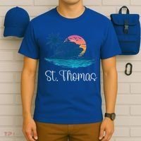 St Thomas Usvi Islands Holiday Cruise Cruising Cool Gift T-Shirt thumb 6