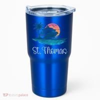 St Thomas Usvi Islands Holiday Cruise Cruising Cool Gift Tumbler thumb 0