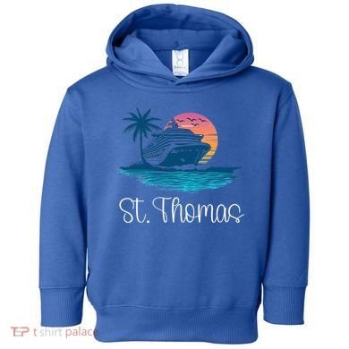 St Thomas Usvi Islands Holiday Cruise Cruising Cool Gift Toddler Hoodie