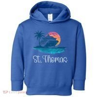 St Thomas Usvi Islands Holiday Cruise Cruising Cool Gift Toddler Hoodie thumb 0