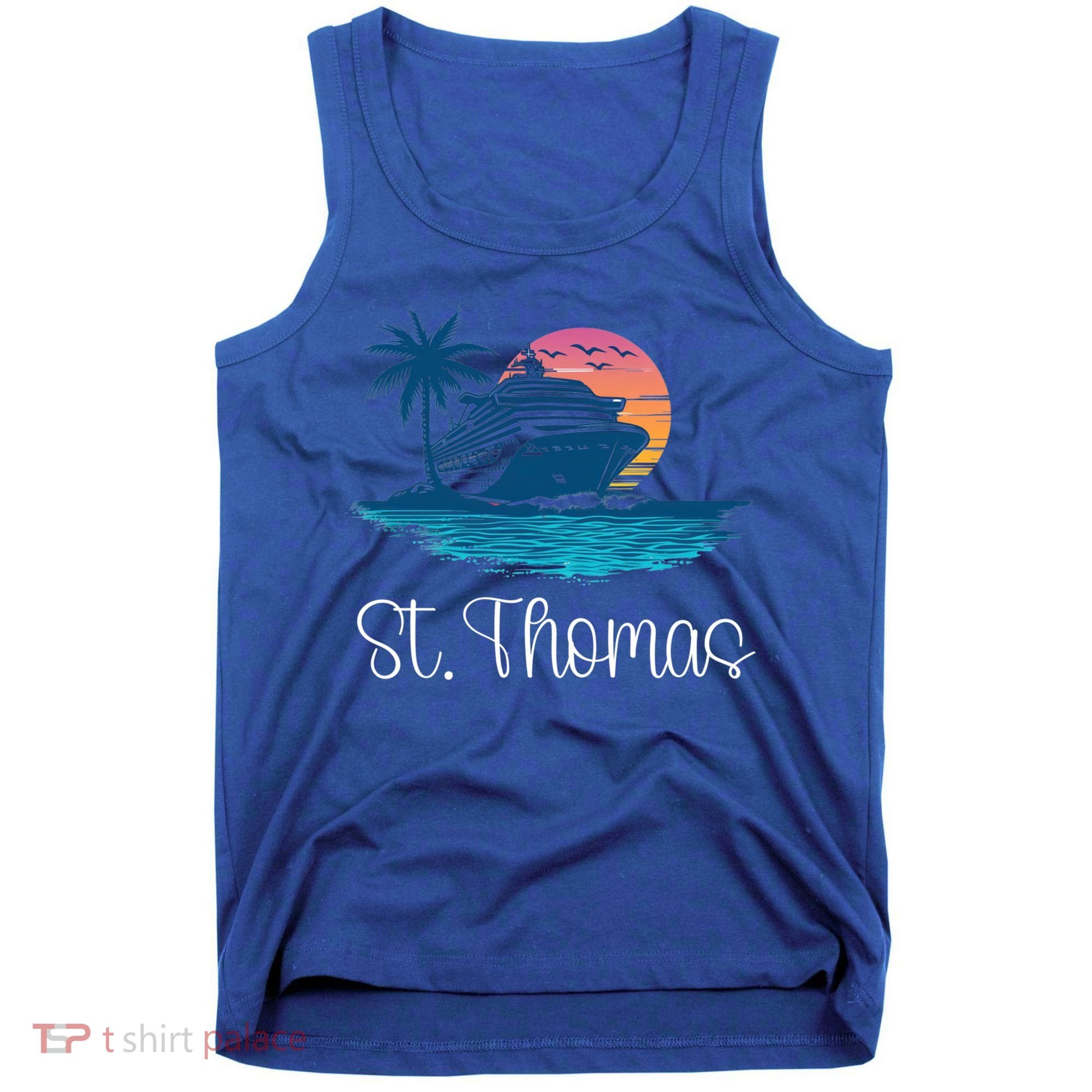 St Thomas Usvi Islands Holiday Cruise Cruising Cool Gift Tank Top