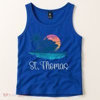 St Thomas Usvi Islands Holiday Cruise Cruising Cool Gift Tank Top thumb 2