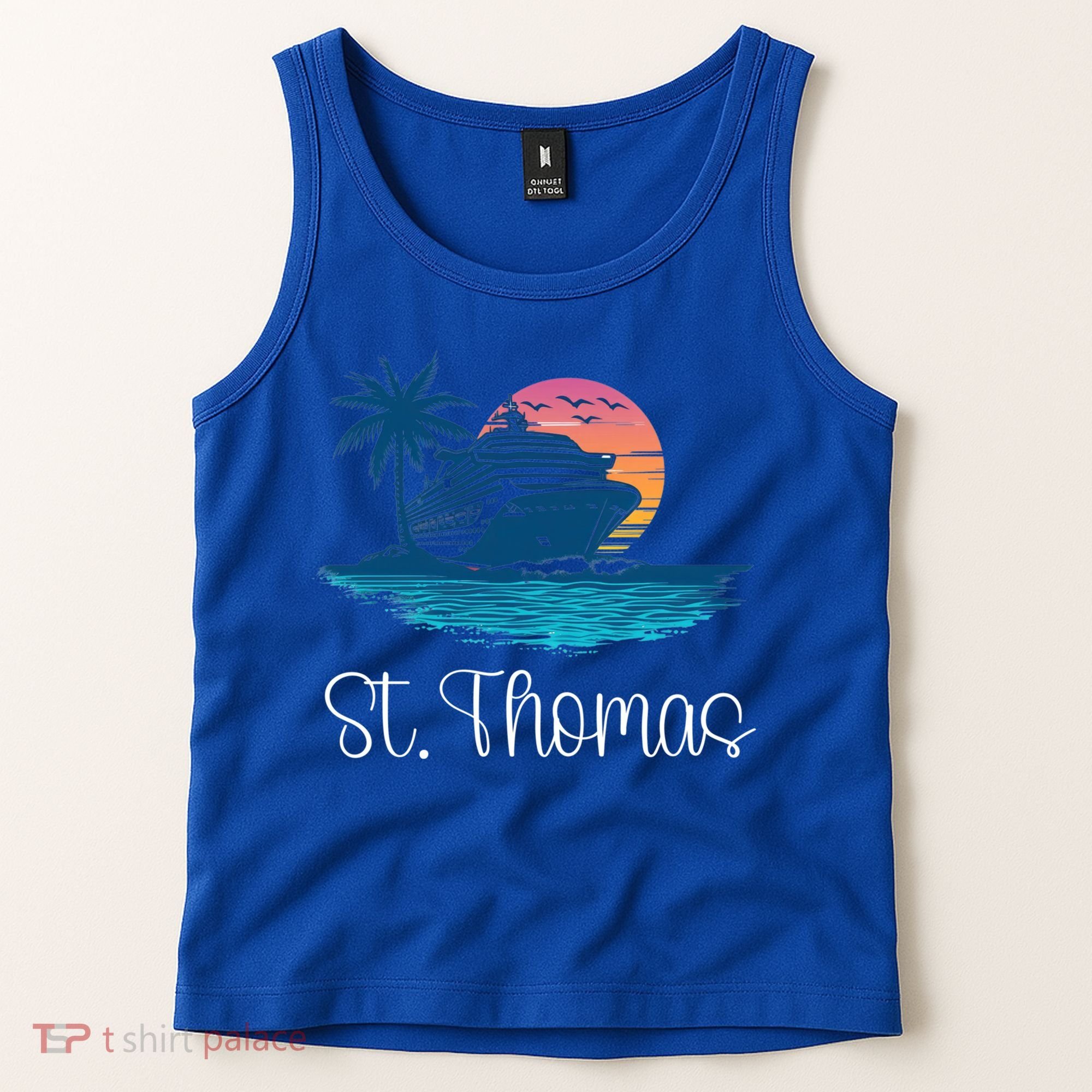 St Thomas Usvi Islands Holiday Cruise Cruising Cool Gift Tank Top