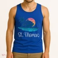 St Thomas Usvi Islands Holiday Cruise Cruising Cool Gift Tank Top thumb 3