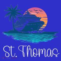 St Thomas Usvi Islands Holiday Cruise Cruising Cool Gift Visor thumb 3