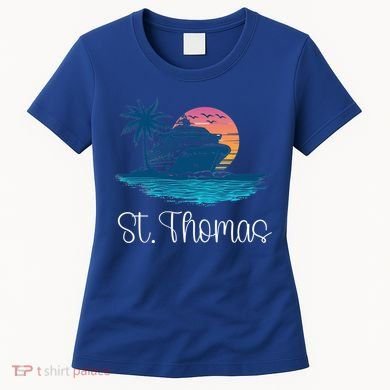 St Thomas Usvi Islands Holiday Cruise Cruising Cool Gift Women's T-Shirt