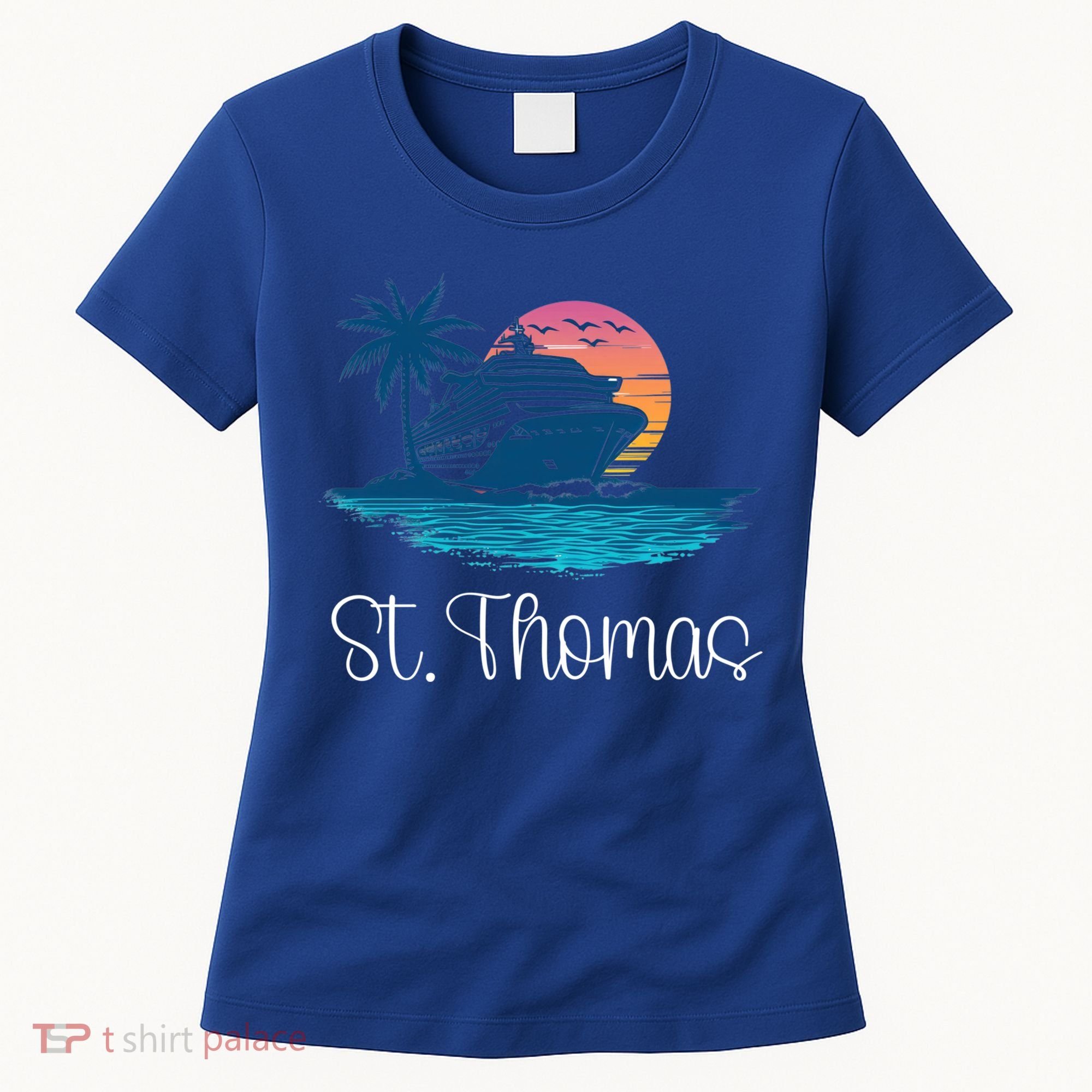 St Thomas Usvi Islands Holiday Cruise Cruising Cool Gift Women's T-Shirt