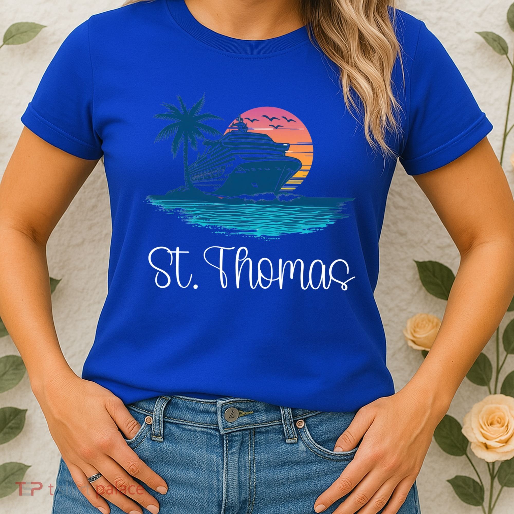 St Thomas Usvi Islands Holiday Cruise Cruising Cool Gift Women's T-Shirt