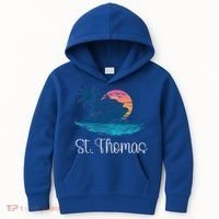 St Thomas Usvi Islands Holiday Cruise Cruising Cool Gift Kids Hoodie thumb 0