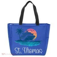 St Thomas Usvi Islands Holiday Cruise Cruising Cool Gift Tote Bag thumb 0