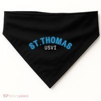 St Thomas Usvi Islands Holiday Gift USA-Made Doggie Bandana thumb 0