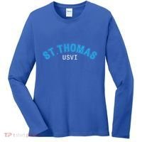St Thomas Usvi Islands Holiday Gift Women's Long Sleeve Shirt thumb 0