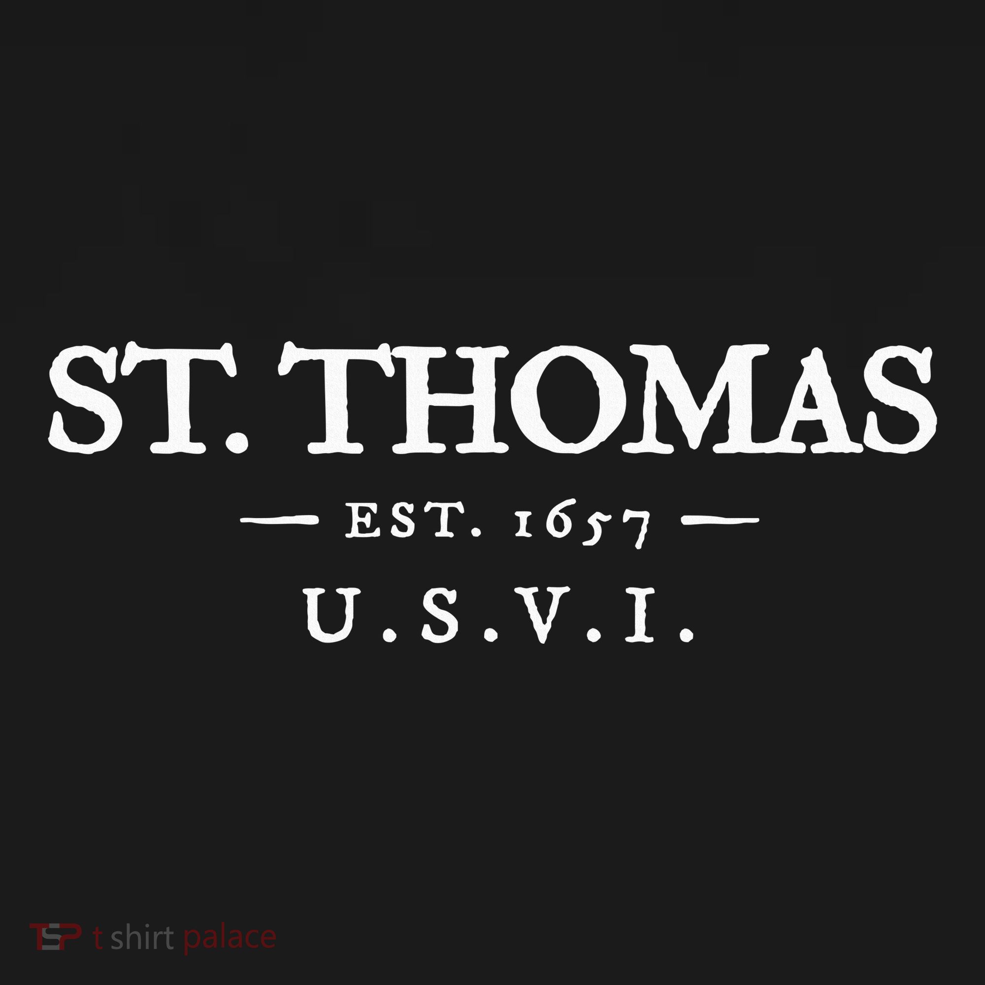 St Thomas Usvi Throwback Text Vacation Souvenir Long Sleeve Shirt