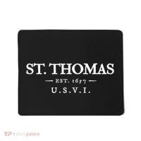 St Thomas Usvi Throwback Text Vacation Souvenir Mousepad thumb 0