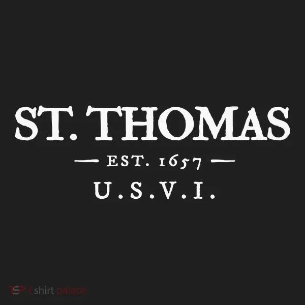 St Thomas Usvi Throwback Text Vacation Souvenir Hat