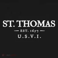 St Thomas Usvi Throwback Text Vacation Souvenir Women's Long Sleeve Shirt thumb 2