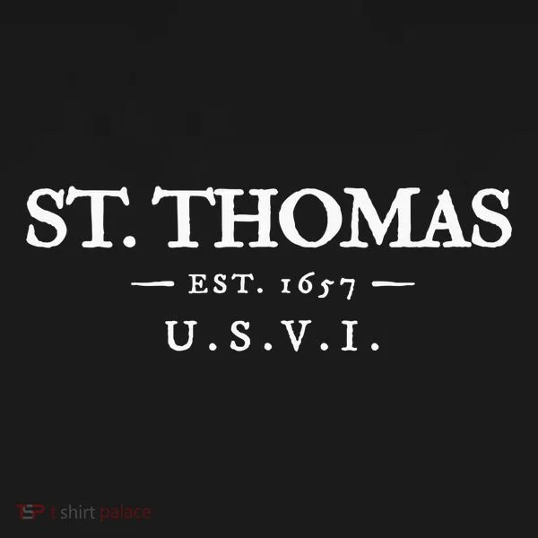 St Thomas Usvi Throwback Text Vacation Souvenir Women's Long Sleeve Shirt
