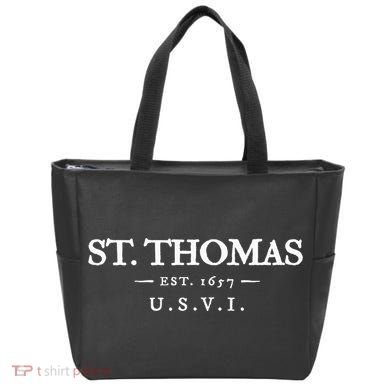 St Thomas Usvi Throwback Text Vacation Souvenir Tote Bag